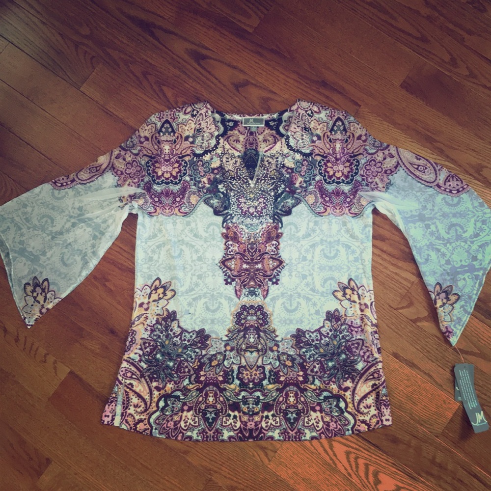 JM collection tunic top NWT